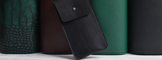 Genuine Leather Watch Rolls and Watch Pouch