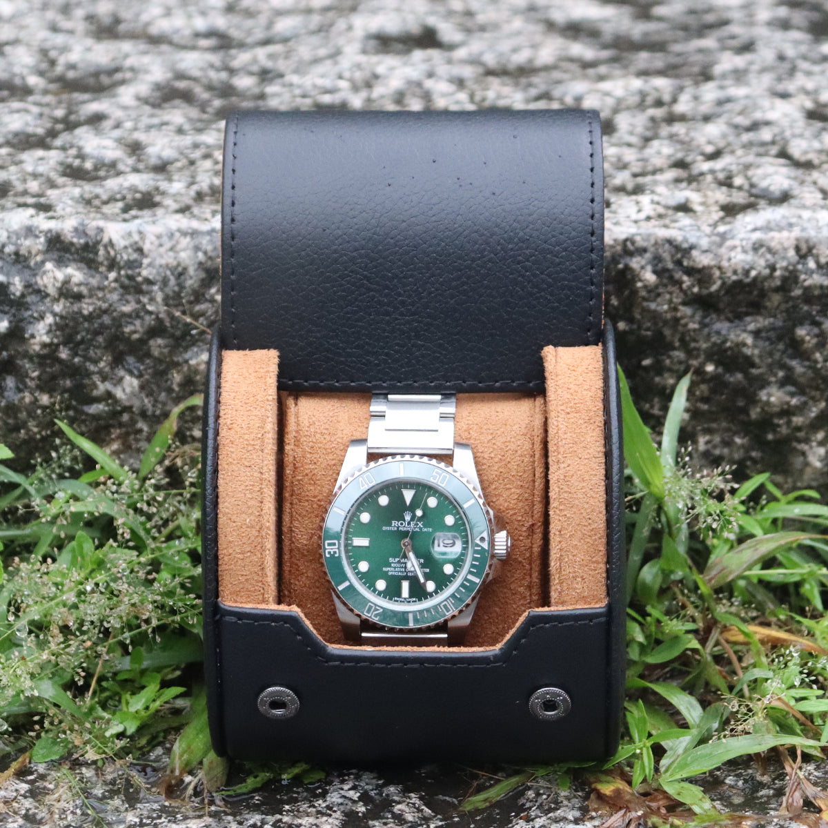 CSLRN Genuine Leather Watch Rolls