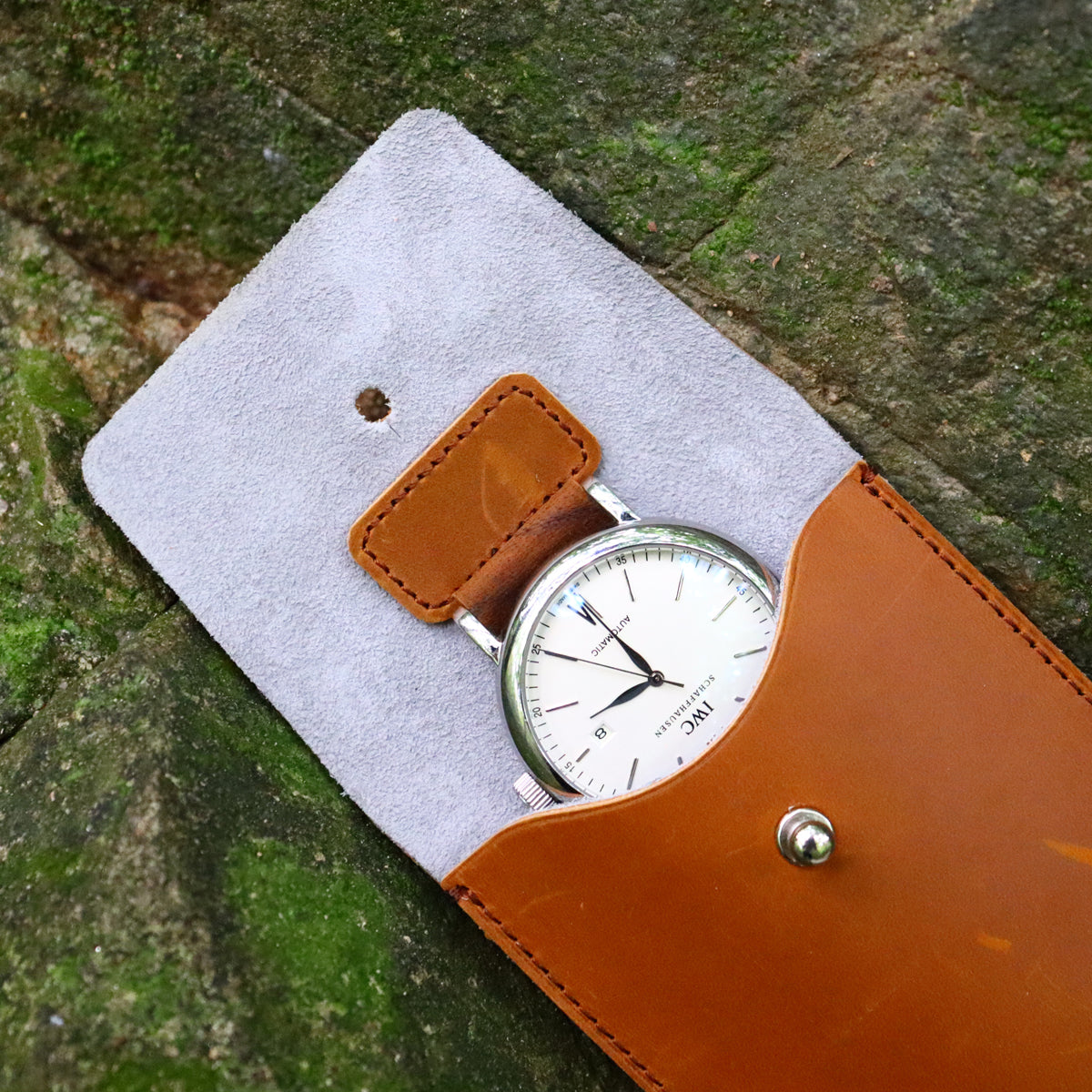 Handmade genuine Leather Watch Pouch