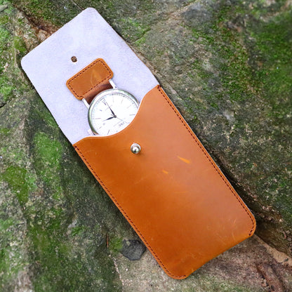 CSLRN Leather Watch Pouch accet custom logo