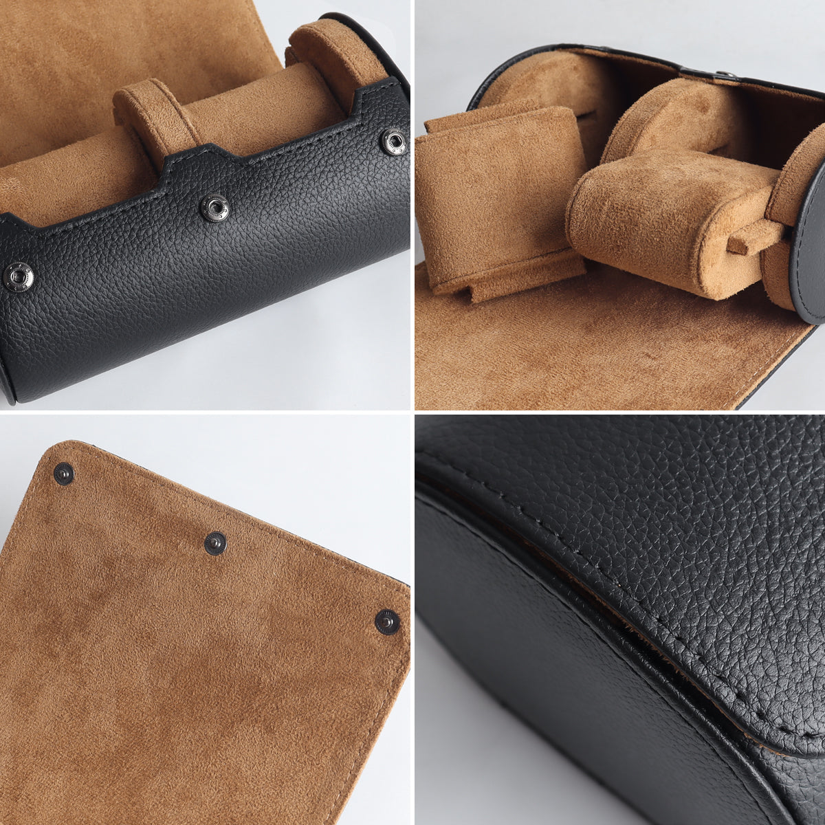 CSLRN Genuine Leather Slide-In Watch Rolls