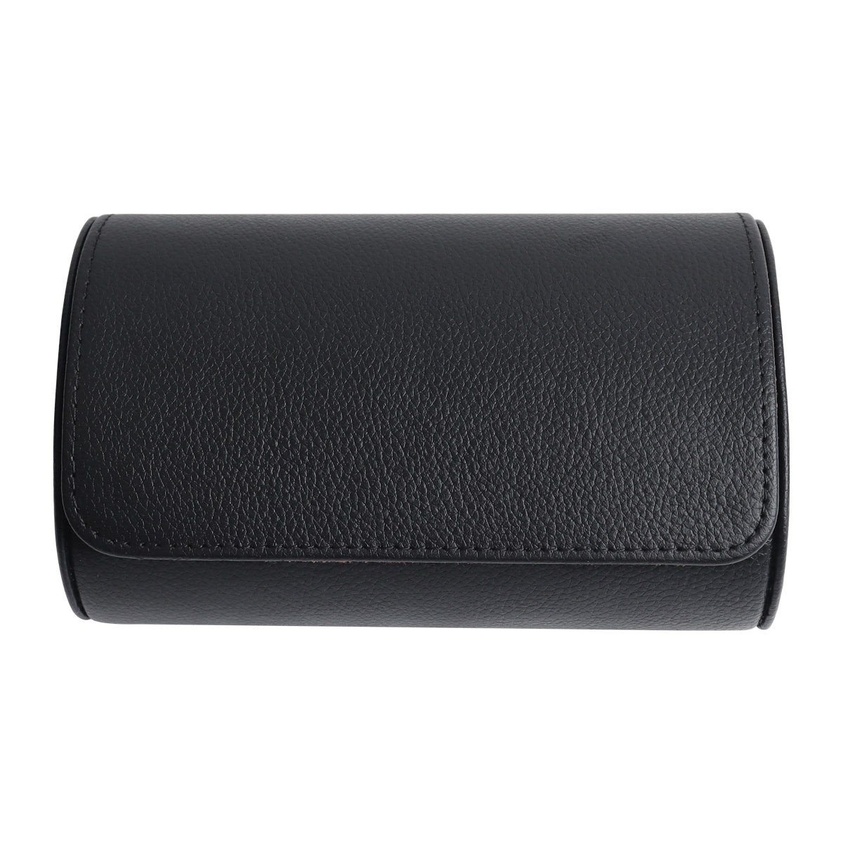 Black Genuine Leather Watch Rolls
