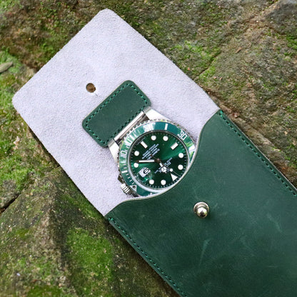 Full Grain Leather Watch Pouch From CSLRN