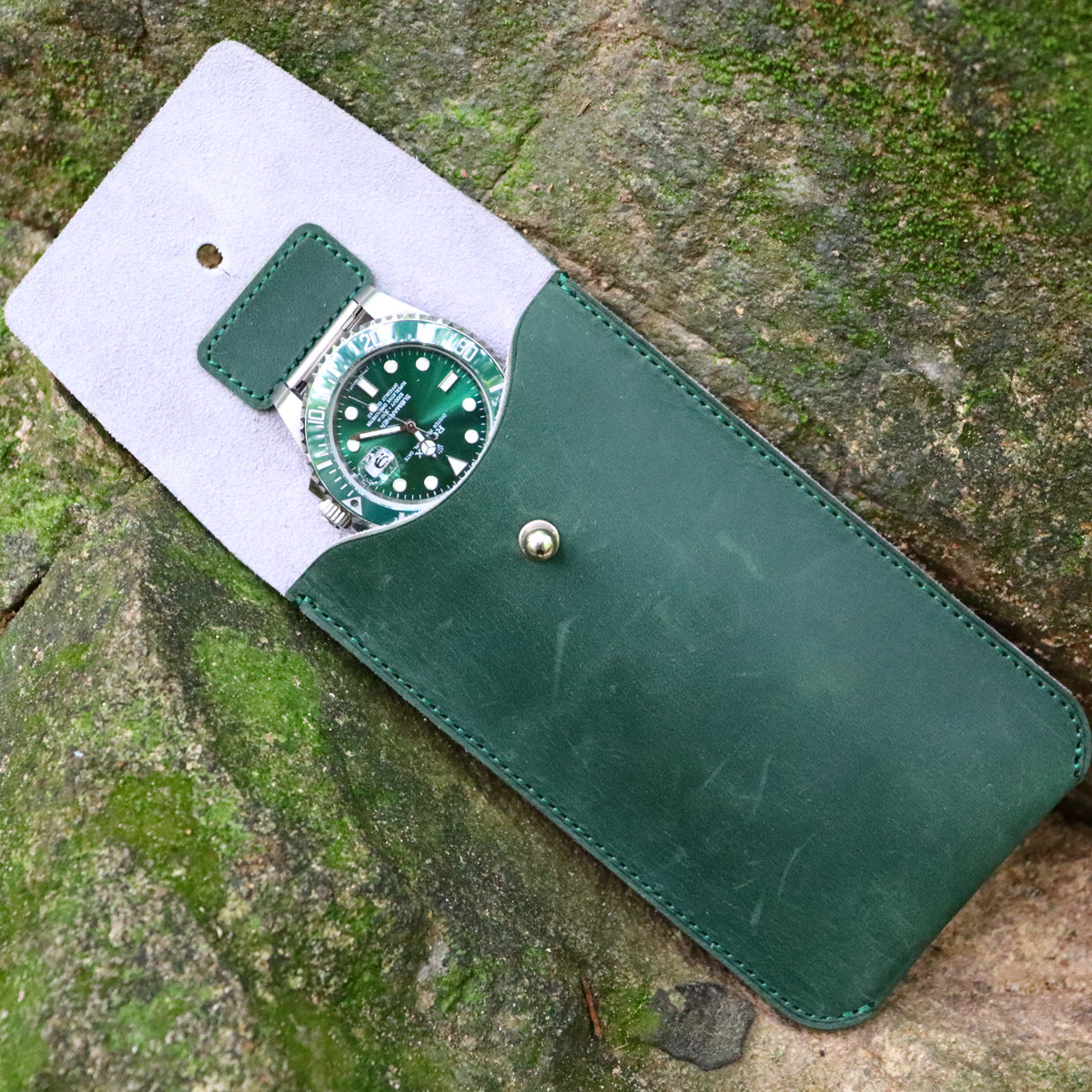 CSLRN Full Grain Leather Watch Pouch